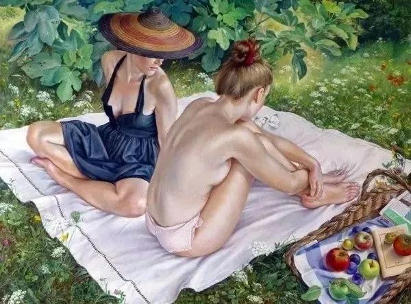 弗朗辛·范·霍夫太好色，画的女子性感妩媚，带有情色味道！