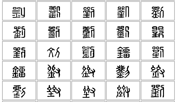 “刘” 姓的由来和汉字书法演变「书品百家姓」