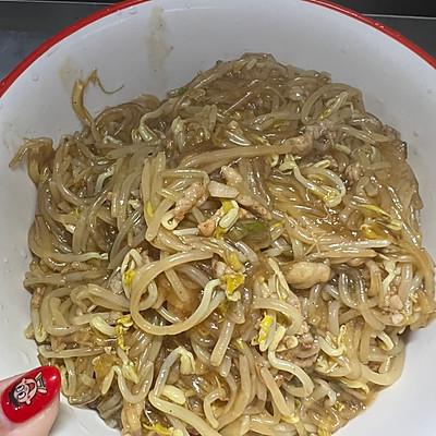 简单快手又下饭的粉条银芽吃起来那叫一个香