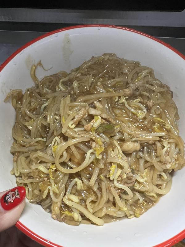 简单快手又下饭的粉条银芽吃起来那叫一个香