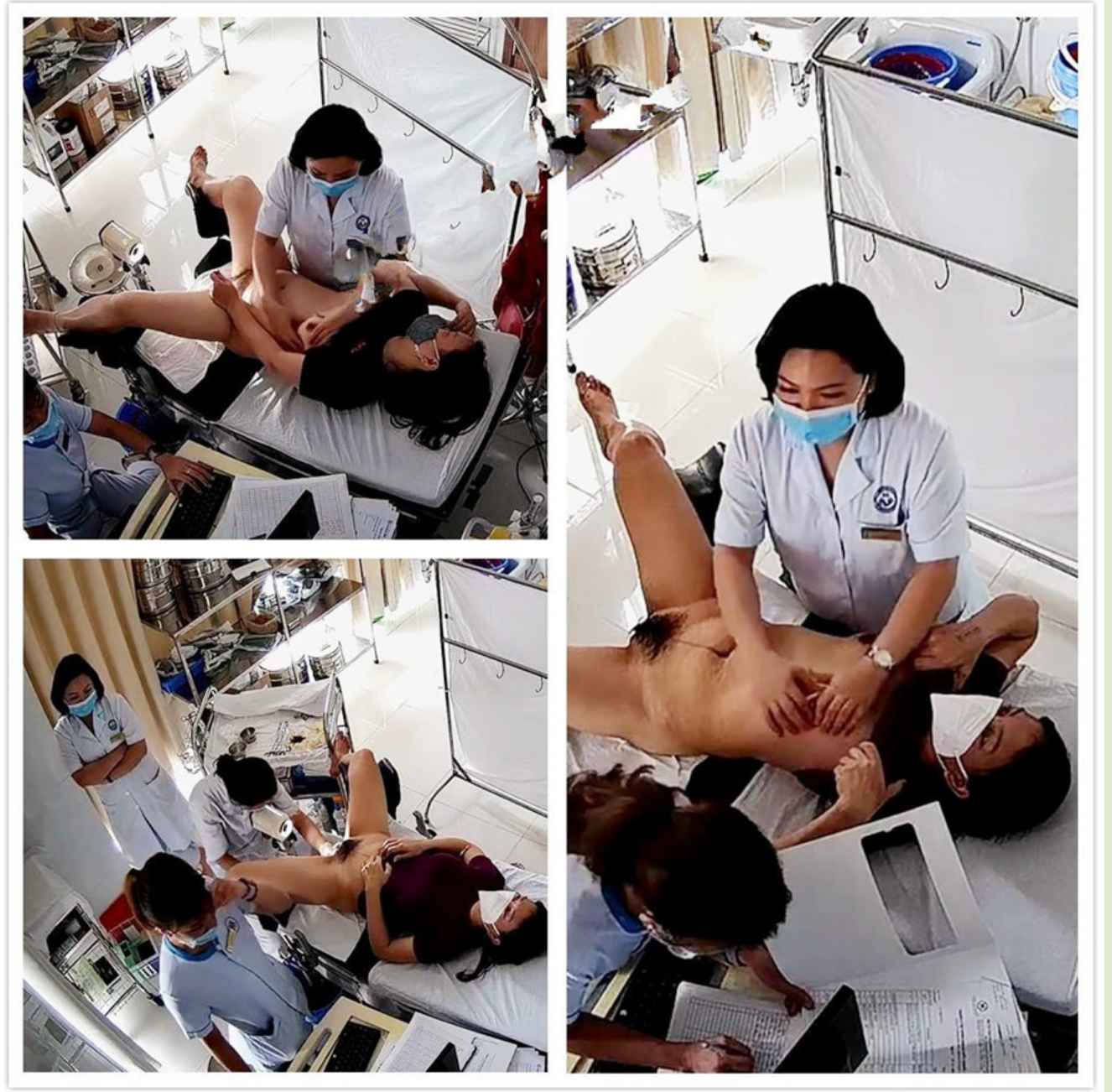 妇科门诊偷拍几个美少妇张开大腿被医生掰开BB仔细检查