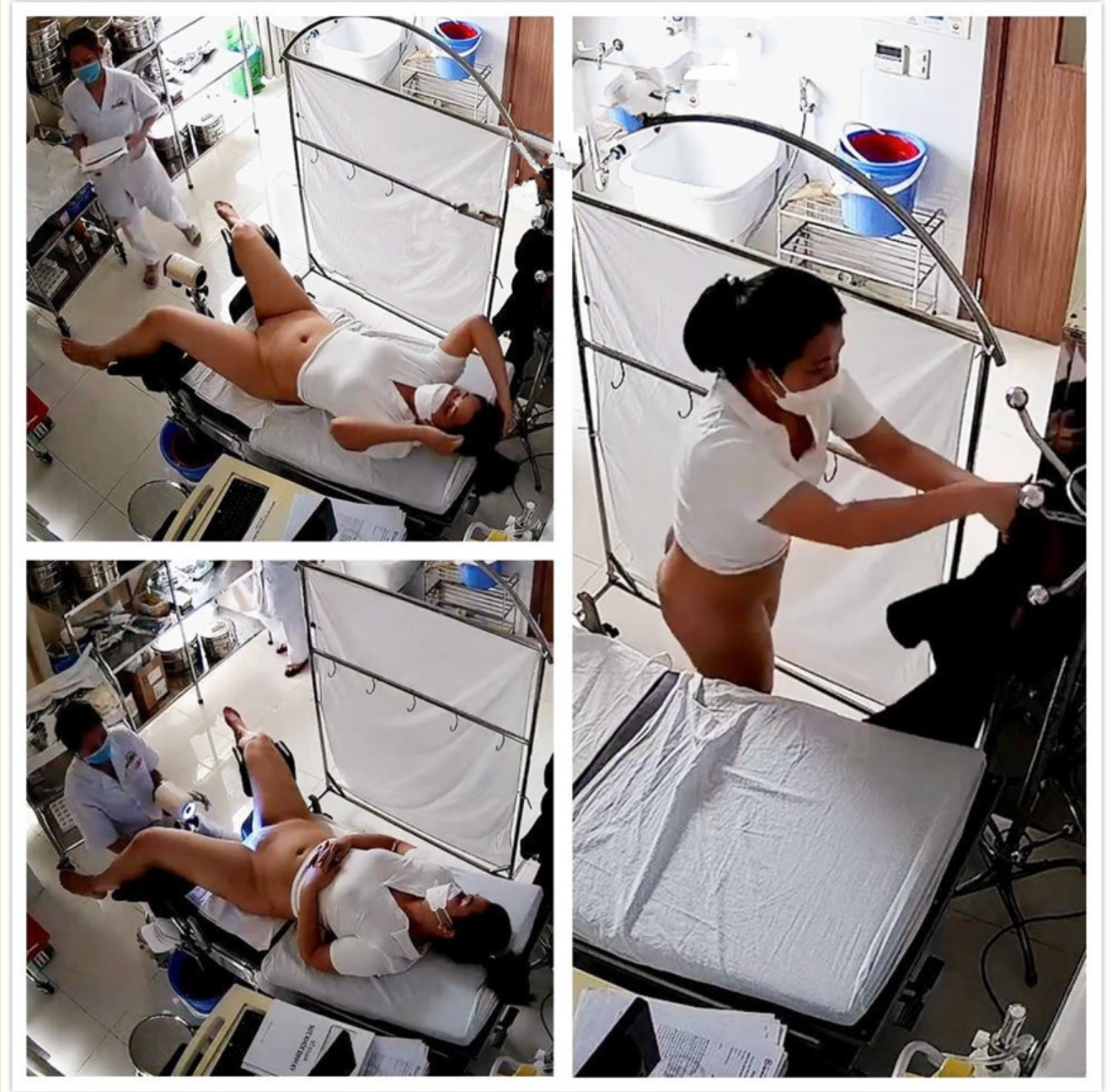 妇科门诊偷拍几个美少妇张开大腿被医生掰开BB仔细检查